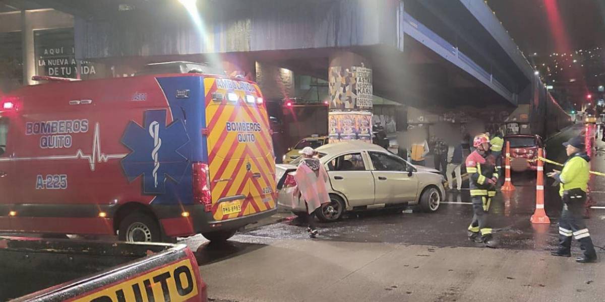 Quito | Un siniestro de tránsito en La Villaflora dejó un fallecido y un herido