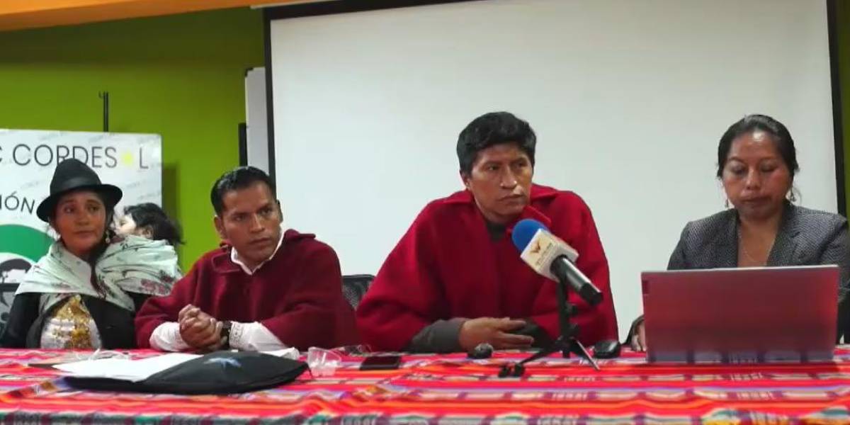 Movimiento indígena de Chimborazo no apoyará a Luisa González en segunda vuelta