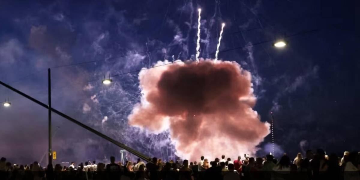 El espectáculo de fuegos artificiales en una feria en Alemania terminó en tragedia