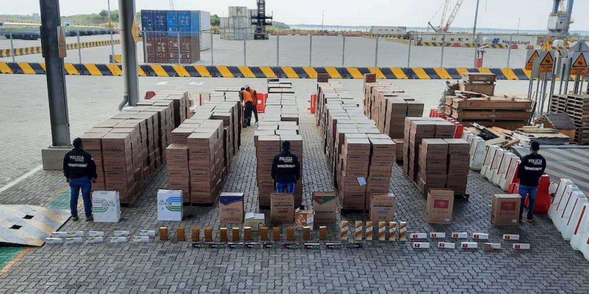 Aprehendido cargamento valorado en más de 3 millones de dólares en terminal portuaria de Posorja