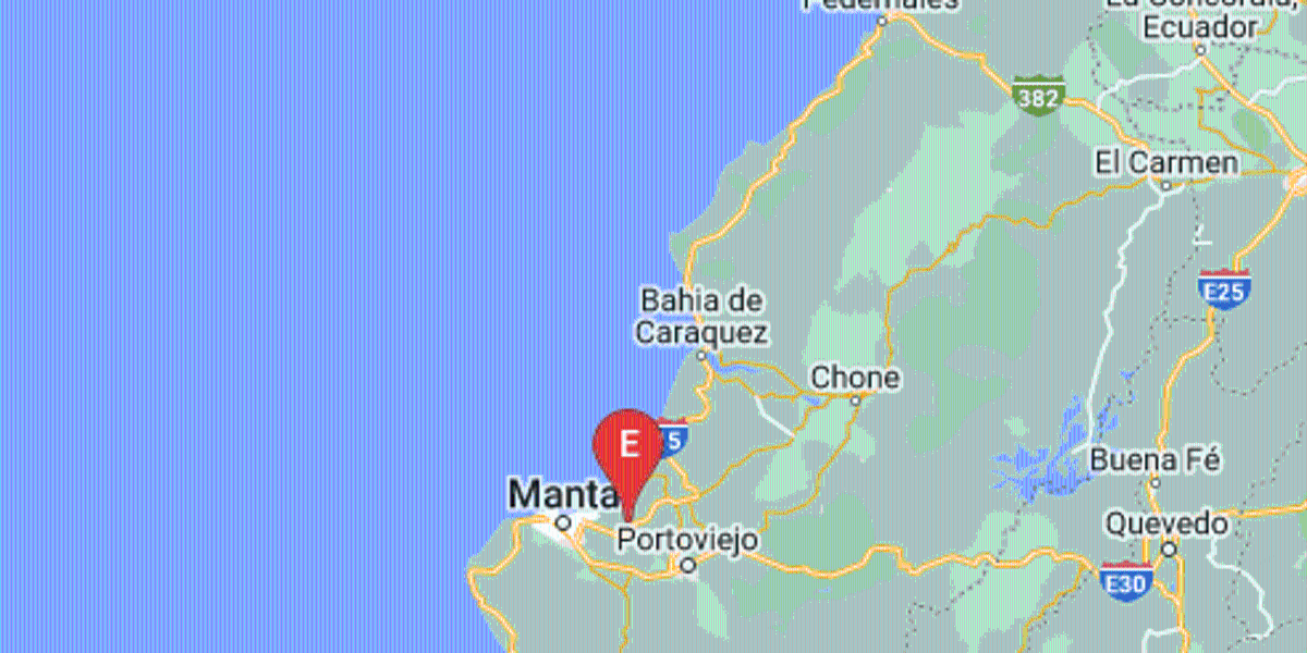 Dos sismos sacuden Manabí la madrugada de este viernes