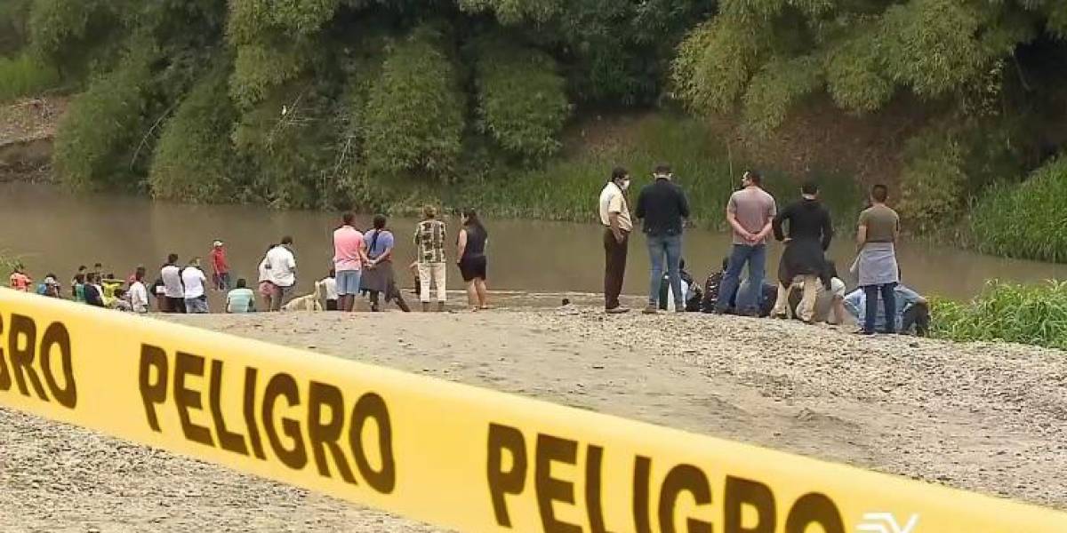Tres hermanos murieron ahogados en un río de Yaguachi, Guayas
