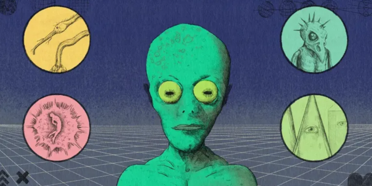 Las curiosas maneras en que la ciencia ficción imaginaba a los extraterrestres antes de la TV