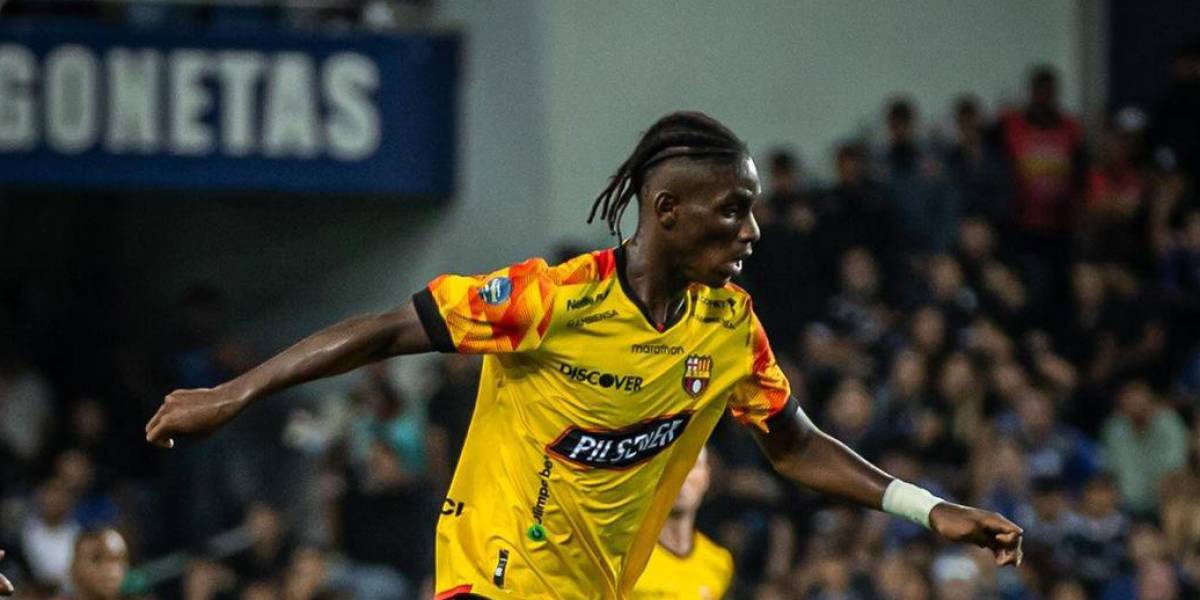 Allen Obando fue vendido de Barcelona SC al grupo Atlético de Madrid