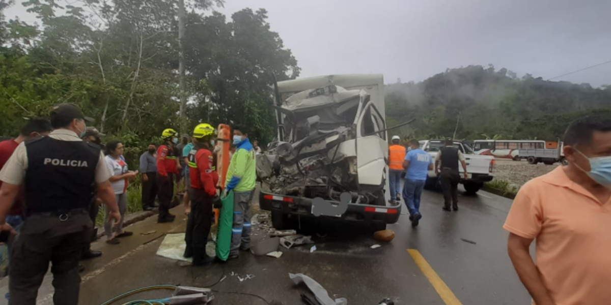 Accidente en Zamora Chinchipe deja un muerto y ocho heridos