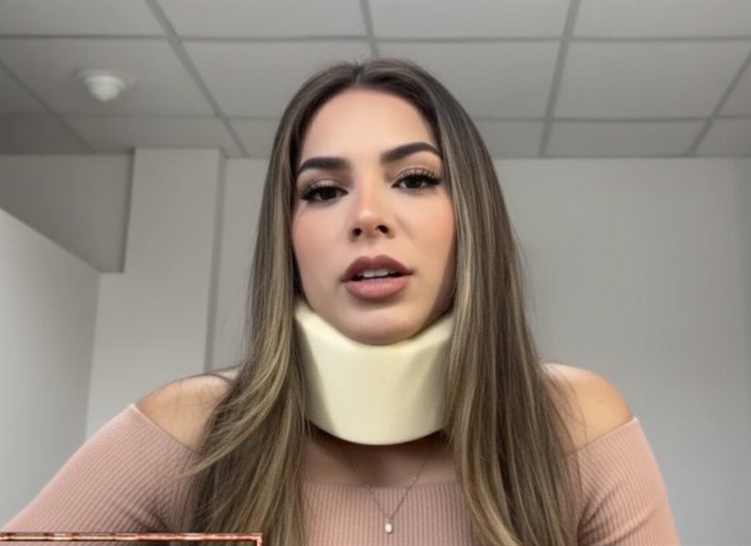 Joselyn Encalada durante la entrevista con los Hackers del Espectáculo.