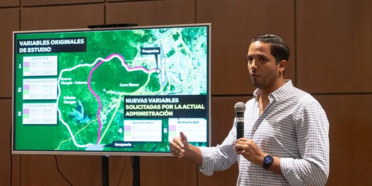 Los estudios para construir un túnel bajo el Cerro Blanco tienen el aval del Gobierno, asegura la Alcaldía de Guayaquil