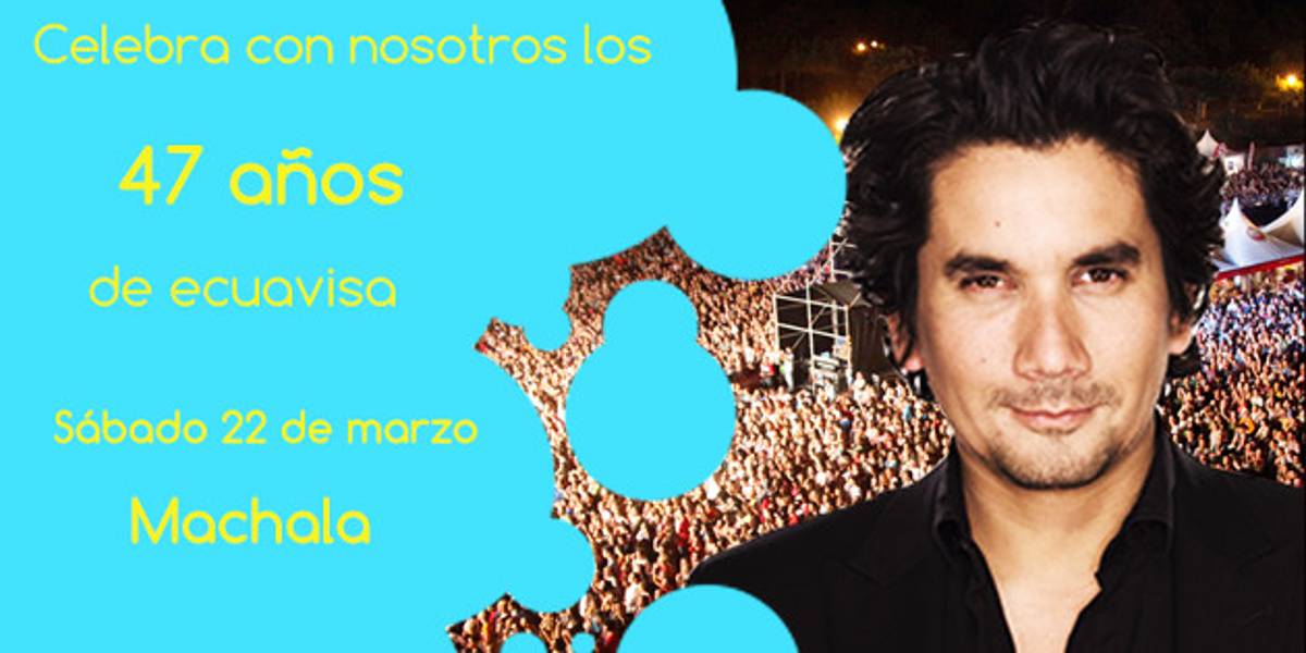 Concierto en Machala por 47 años de Ecuavisa