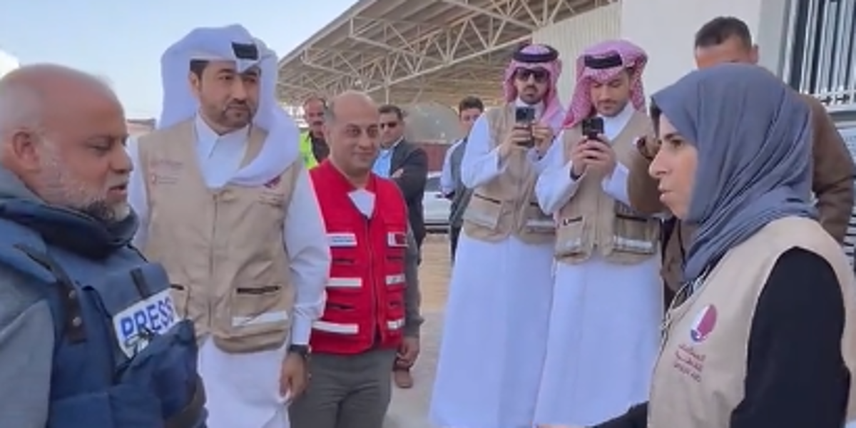 Una ministra catarí, la primera autoridad internacional en visitar la Franja de Gaza