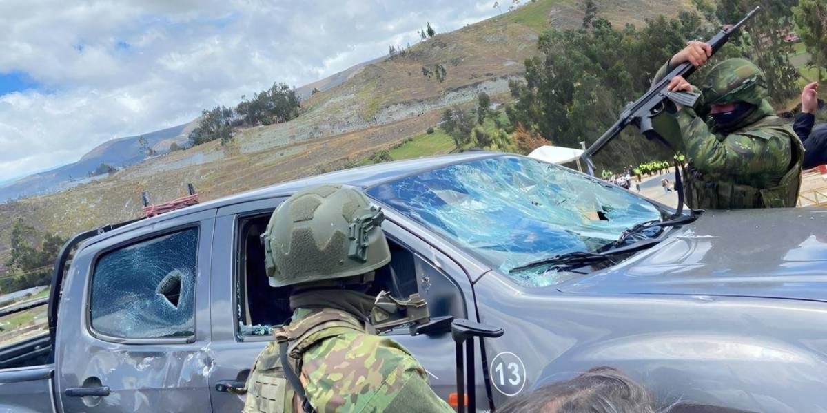 Militares niegan haber alterado evidencias del ataque contra Daniel Noboa en Cañar
