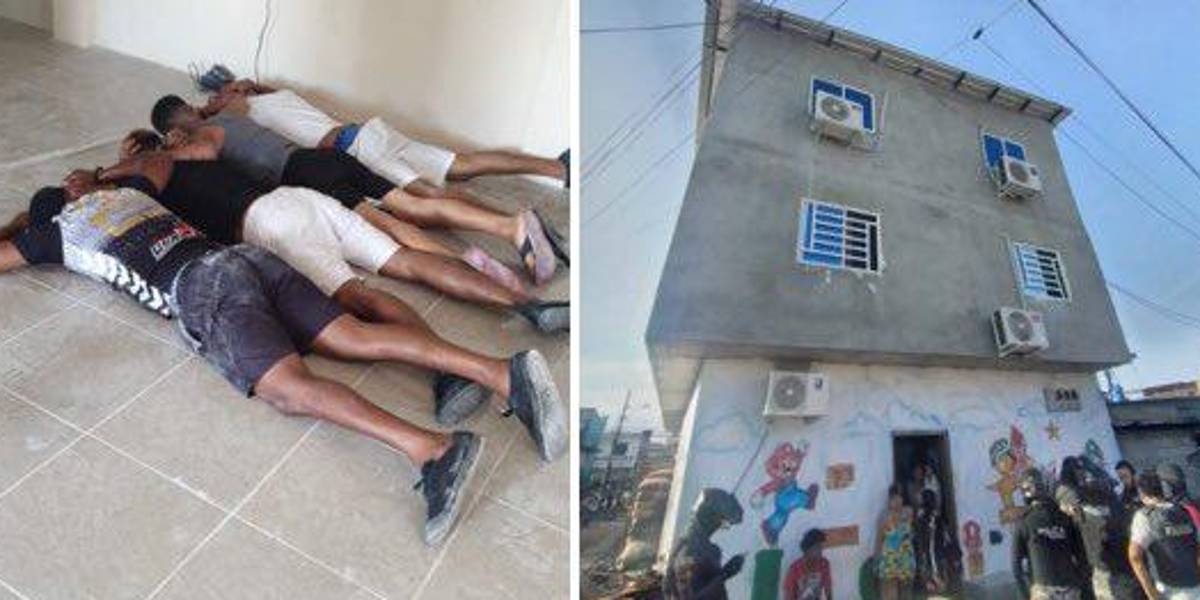 La policía halla un cadáver envuelto en fundas durante un operativo en el Guasmo, al sur de Guayaquil