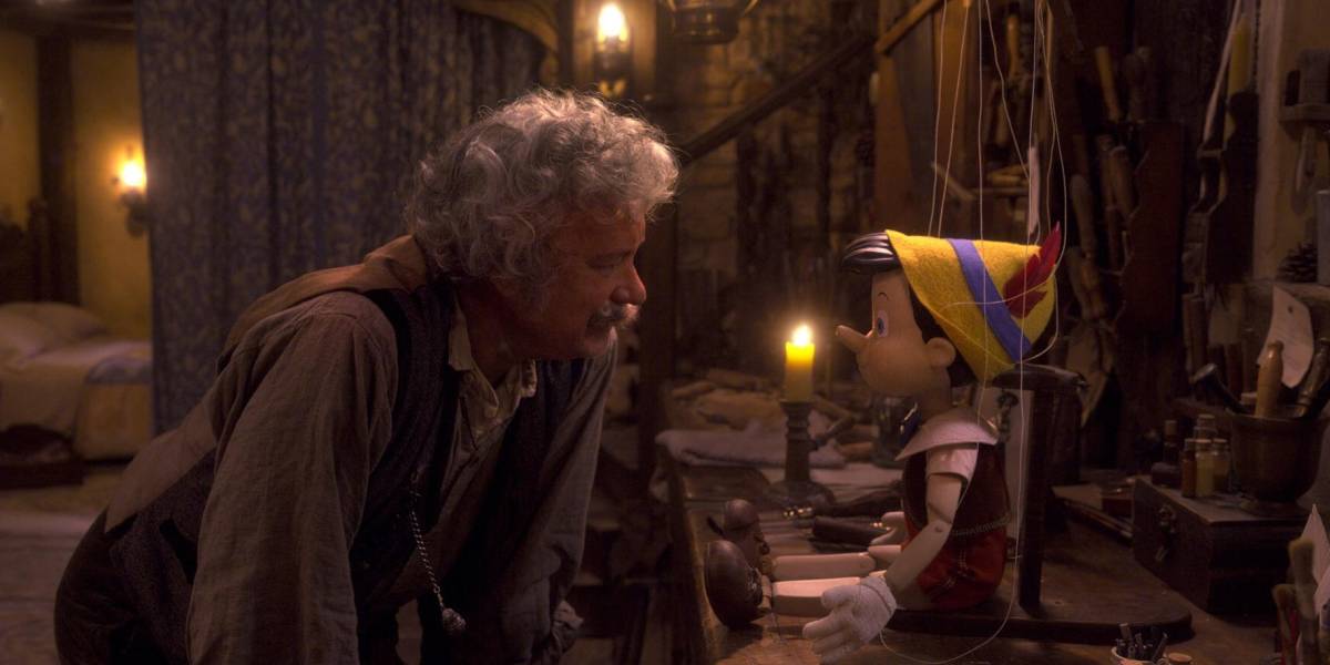 Así luce Tom Hanks como Geppetto en el remake de Pinocho, de Disney