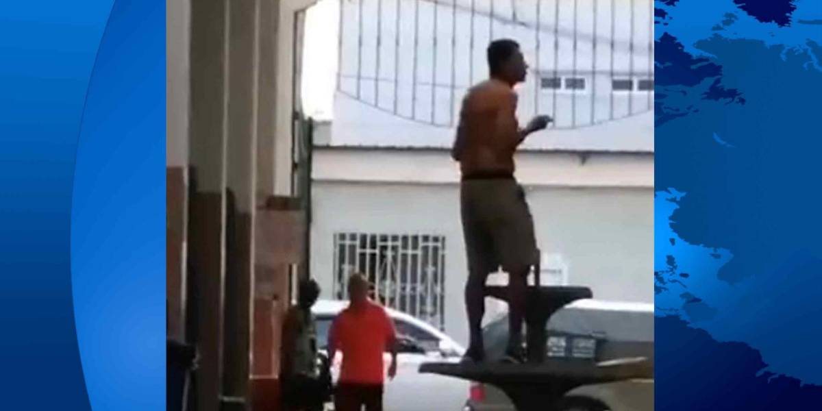 Un hombre se apuñaló a sí mismo dentro del mercado de Mapasingue Oeste, en Guayaquil