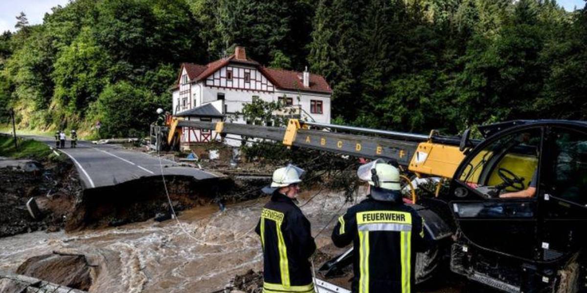 Las impresionantes fotos de las inundaciones en Alemania y Bélgica que dejan decenas de muertos