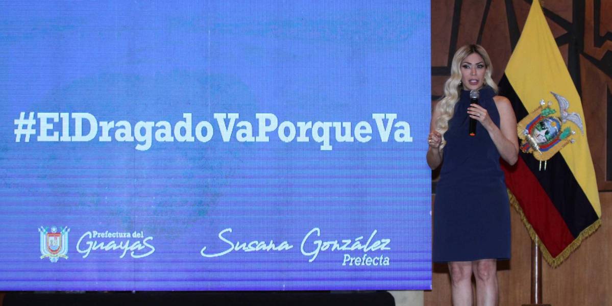 Susana González se va y el dragado del río Guayas no inició