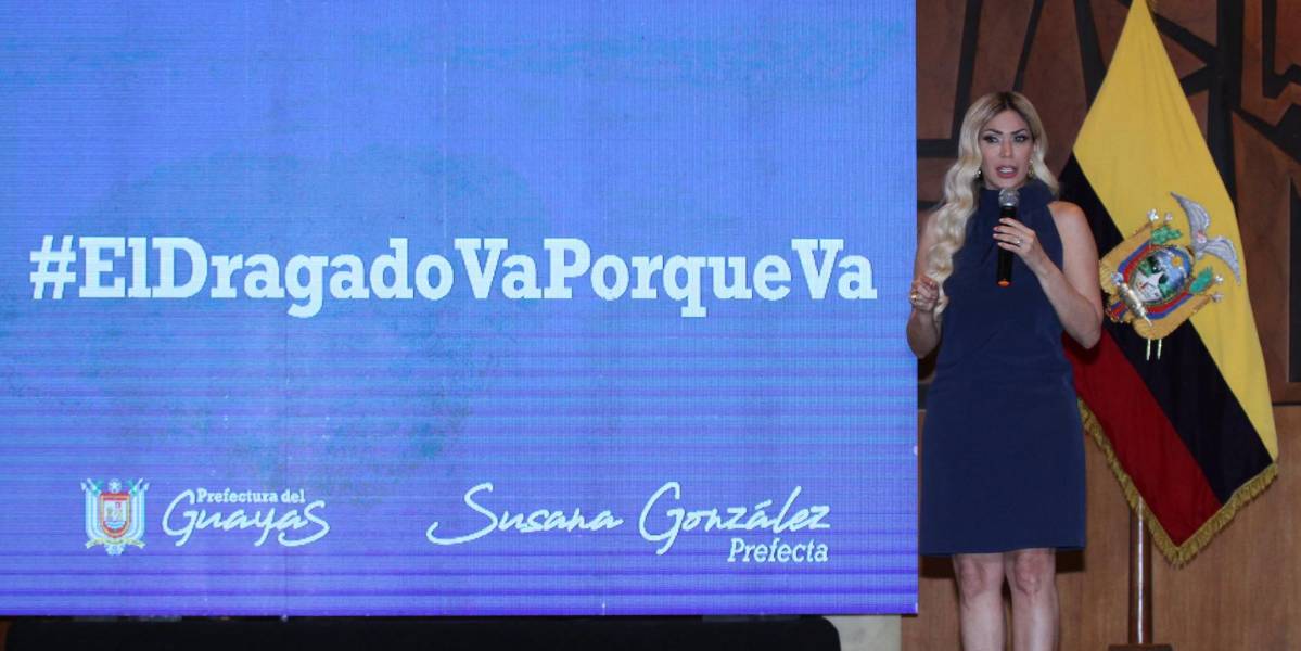 La exprefecta del Guayas, Susana González, defiende el dragado y niega falsas promesas