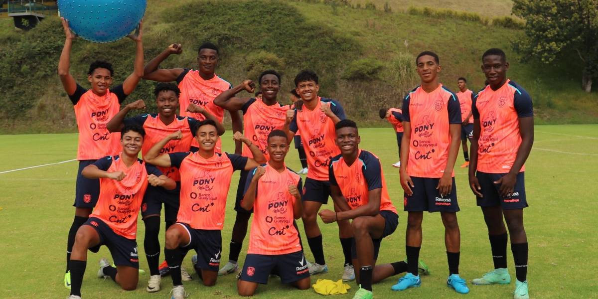 La selección de Ecuador Sub 17, con tres jugadores de clubes españoles, se enfrentará Brasil