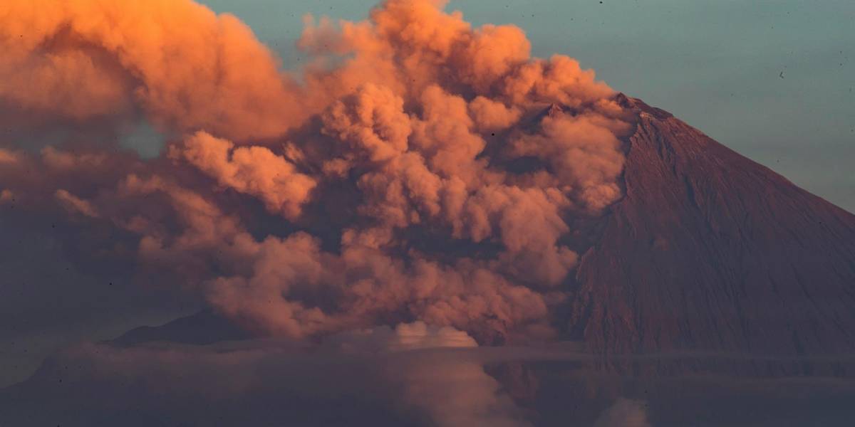 Volcán Sangay: advierten de una posible caída de ceniza en cuatro provincias