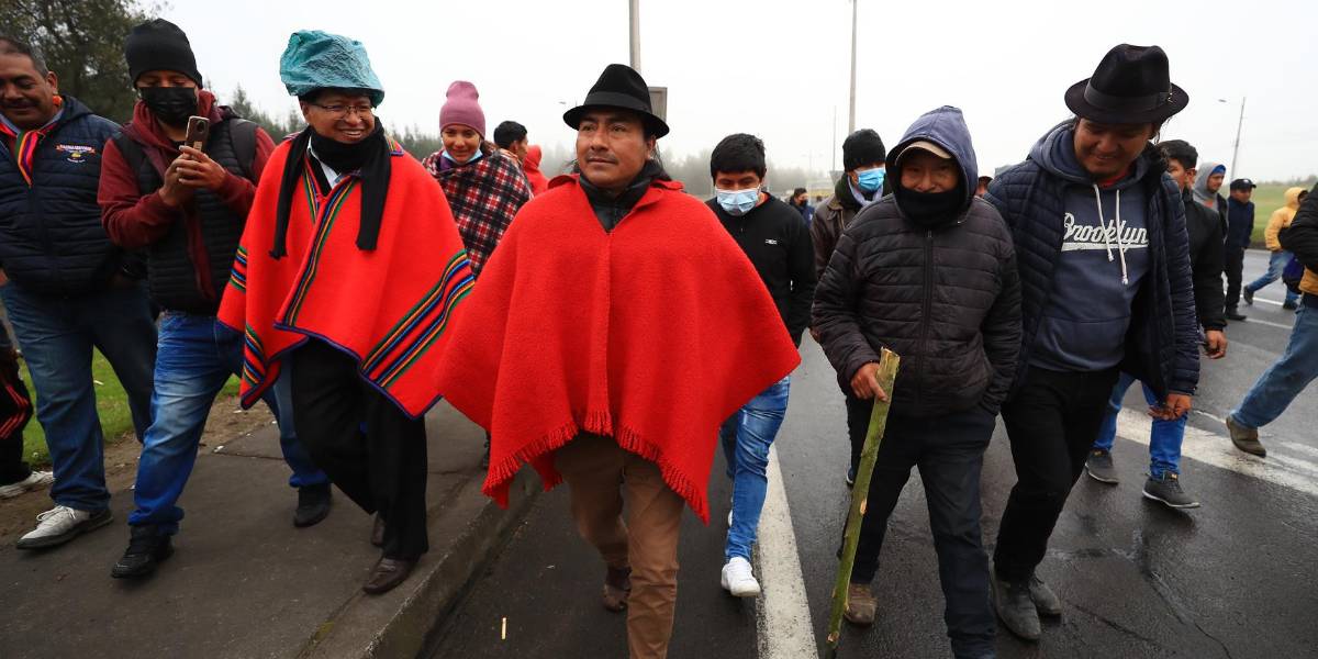 Leonidas Iza podría ser procesado por paralización de un servicio público e incitación a la rebelión
