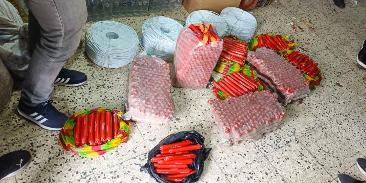 1 500 tacos de explosivos que iban a Imbabura fueron decomisados en Loja