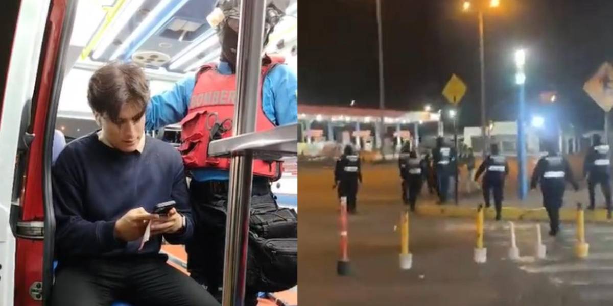 Guardias de la terminal terrestre de Guayaquil golpean a equipos periodísticos de Ecuavisa y TC Televisión