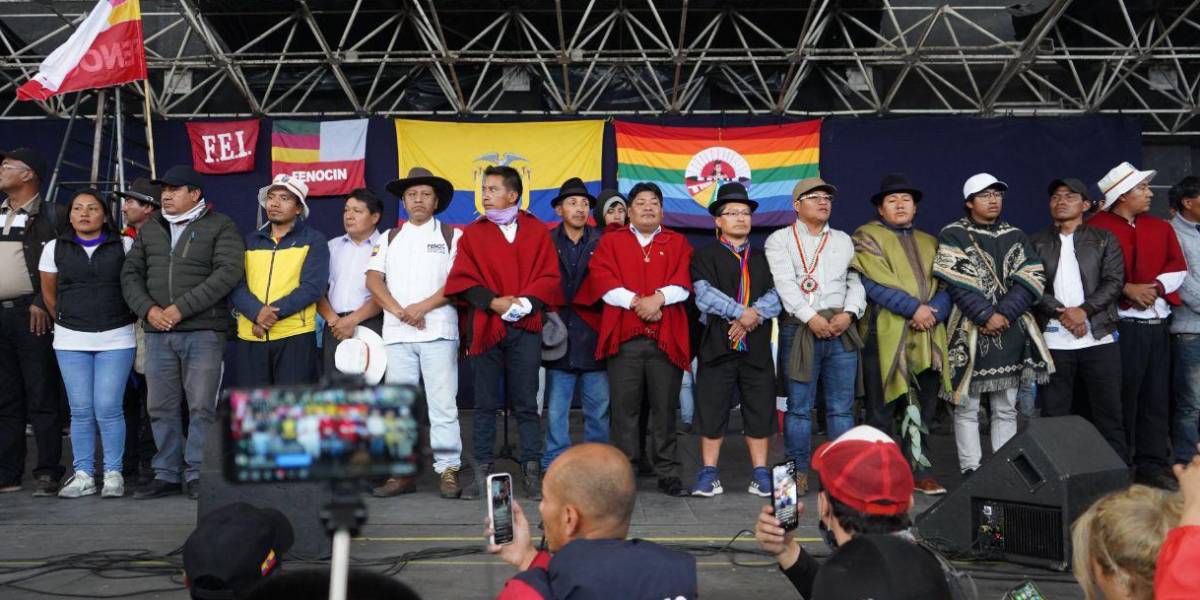 Indígenas de Ecuador instauran una gran asamblea popular en medio de las protestas