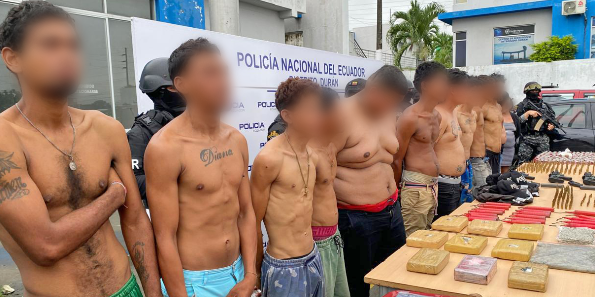 Una mujer de 67 años, entre los 14 detenidos en Durán en el operativo Apolo 10