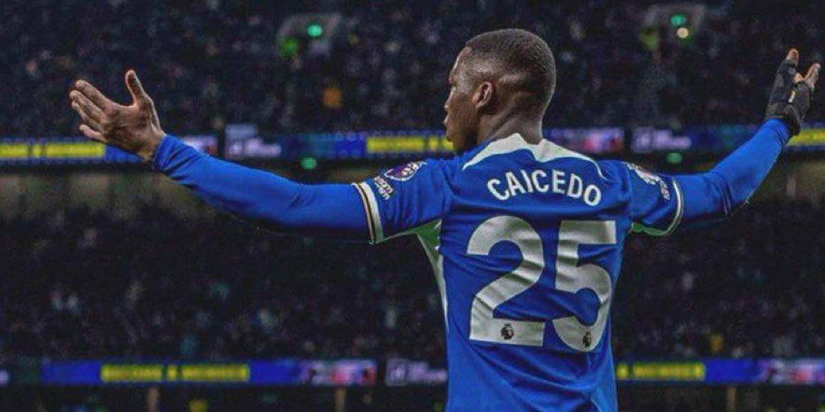 La prensa inglesa alaba la actuación de Moisés Caicedo