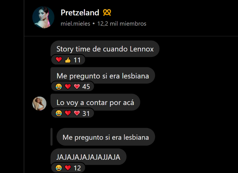 Canal de difusión de Gigi Mieles.