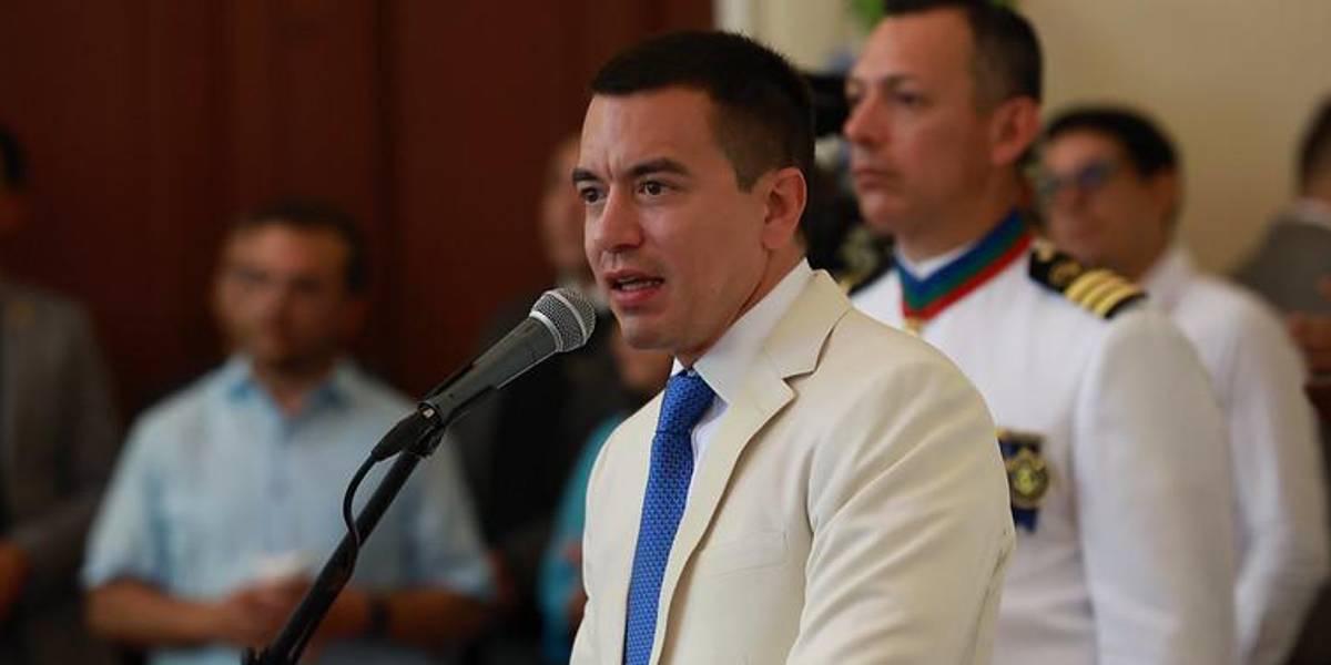 Noboa envía su cuarto proyecto de ley económica urgente a la Asamblea