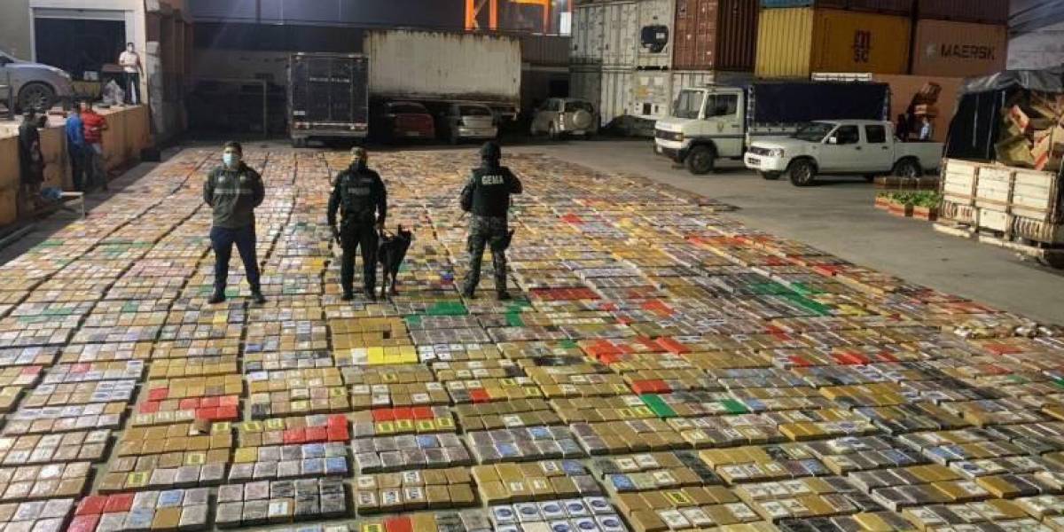 Ecuador es el tercer país que más cocaína ha incautado en pandemia, según informe de la ONU