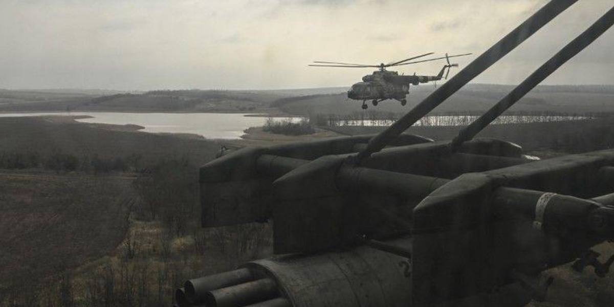 Un piloto desertó del Ejército ruso y aterriza su helicóptero en Ucrania