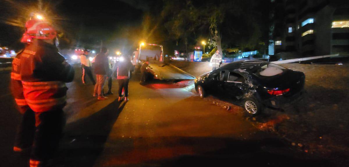 Siete siniestros de tránsito se reportaron en Quito, el sábado