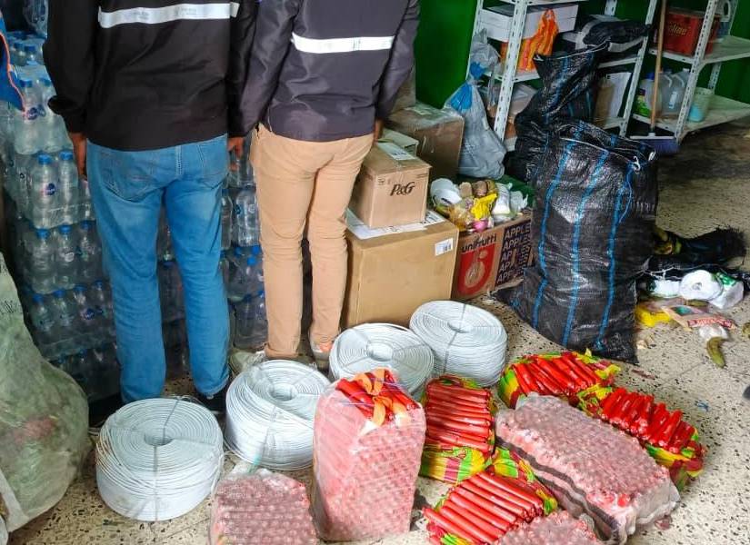 El valor total de la mercancía incautada ronda los 75 000 dólares, de acuerdo con el ministro del Interior, John Reimberg.