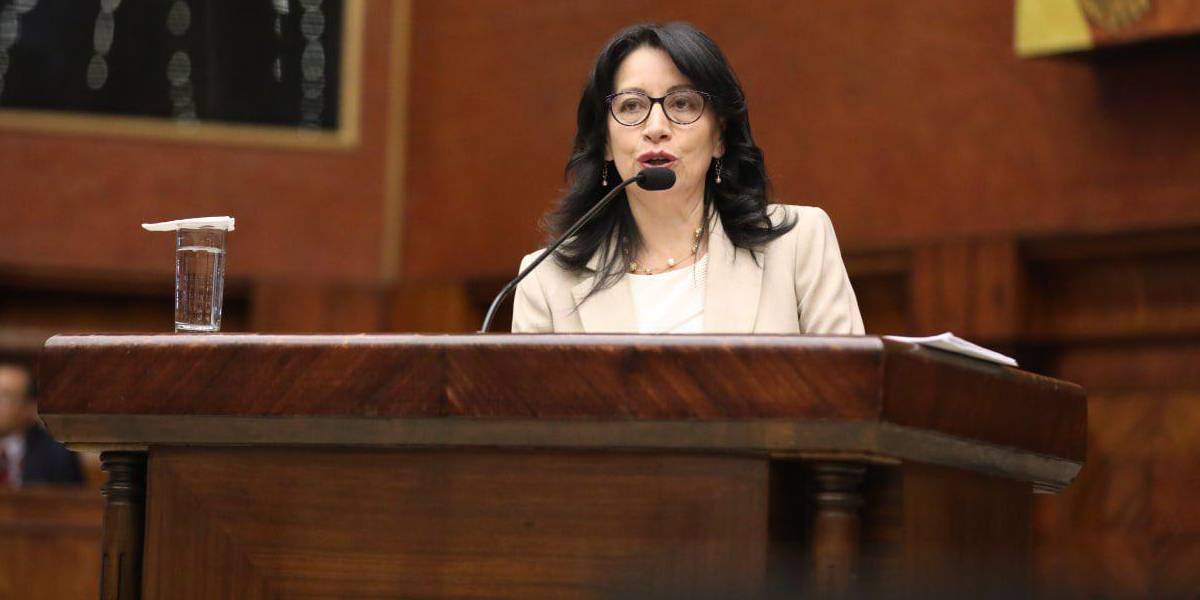 Solanda Goyes, vocal del Consejo de la Judicatura, no fue destituida en el juicio político que se realizó en la Asamblea