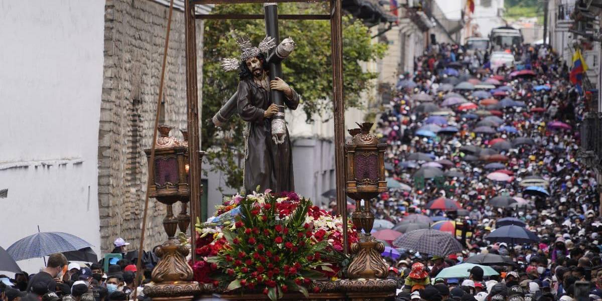 Jesús del Gran Poder: la salud fue por lo que más se pidió en la multitudinaria procesión de Quito