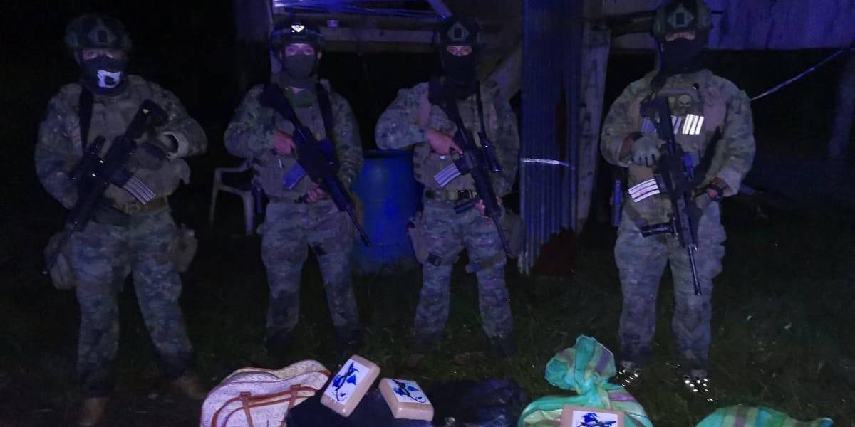 Orellana: más de 121 bloques de cocaína fueron decomisados en la Joya de los Sachas