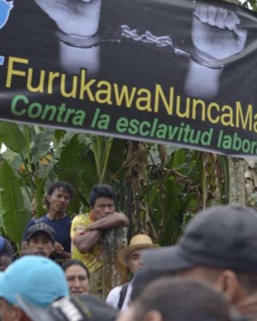 El caso que se sigue se trata de personas con fines de explotación laboral en haciendas de la firma Furukawa.