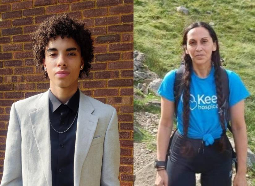 Una imagen de un folleto, publicada por la Policía de Bedfordshire y recibida en Londres el 19 de marzo de 2025, muestra a Kyle Prosper, Juliana Falcon y Giselle Prosper, asesinados por Nicholas Prosper.