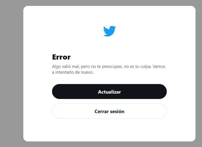 Twitter experimenta una caída a nivel mundial