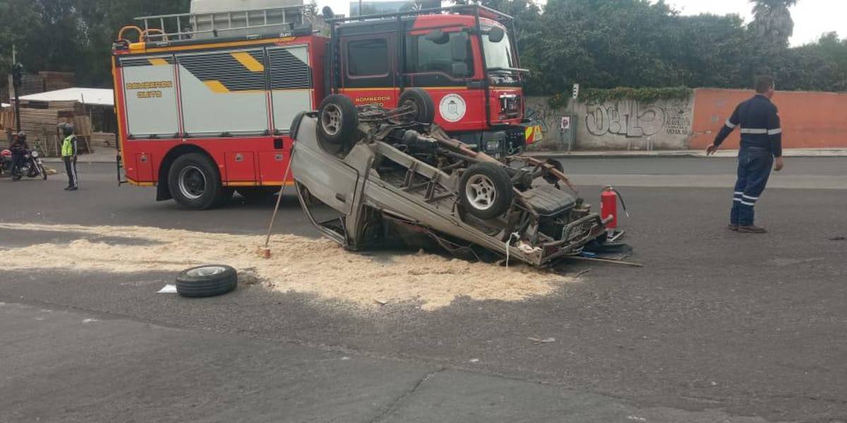 Siniestros de tránsito en Tumbaco y Alóag dejan heridos y complican el tránsito vehicular