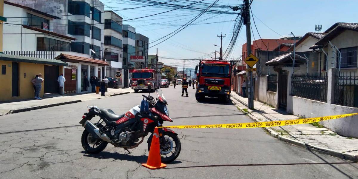 Norte de Quito: explosión en laboratorio dejó dos personas con quemaduras