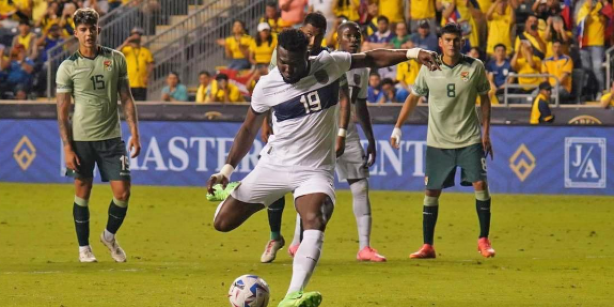 Jordy Caicedo volvió a anotar con Ecuador después de dos años y un día