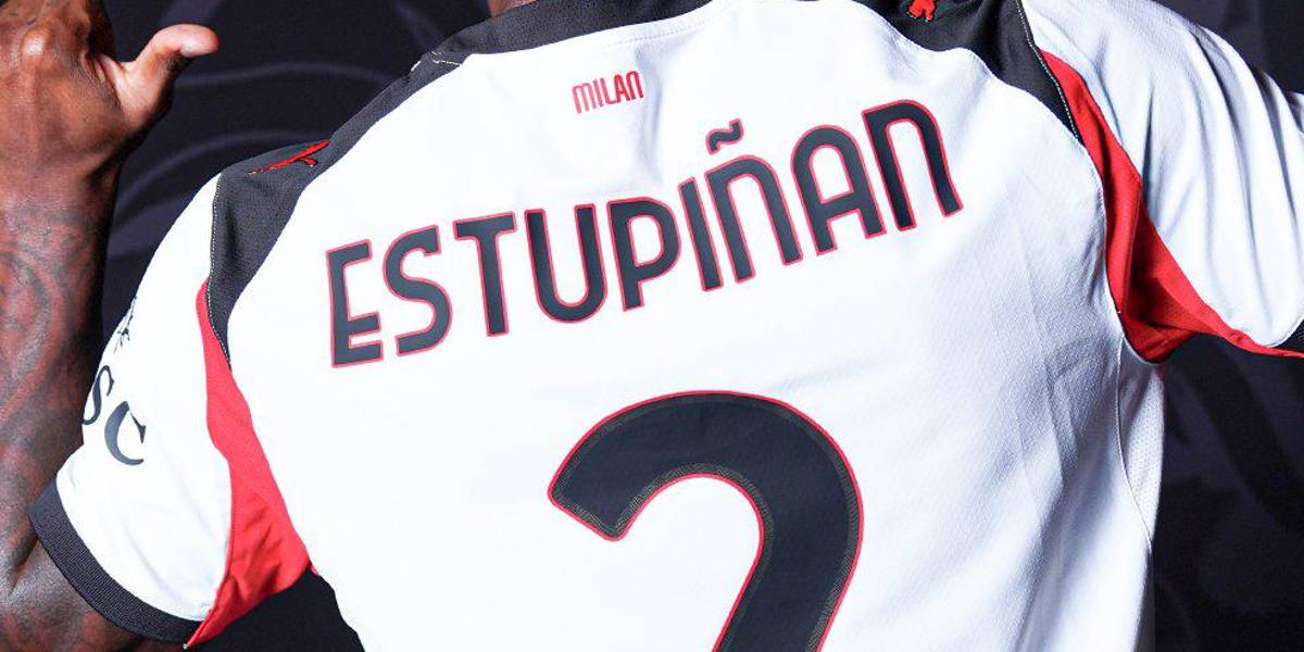 ¿Cuánto cuesta la camiseta de Pervis Estupiñán en el AC Milan?