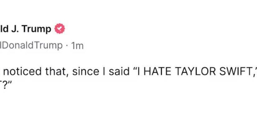 Captura de Social Truth vía X del comentario de Donald Trump