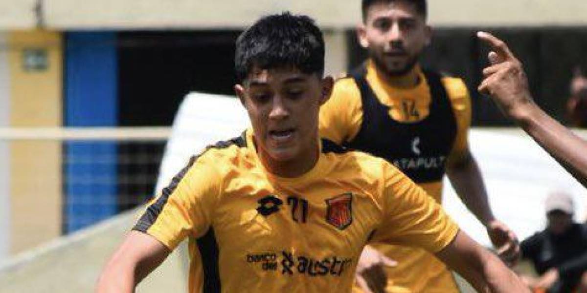 Paulo Uruchima se convirtió en el jugador más joven en debutar en el fútbol ecuatoriano