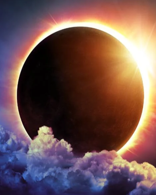Imagen referencial. Eclipse solar.