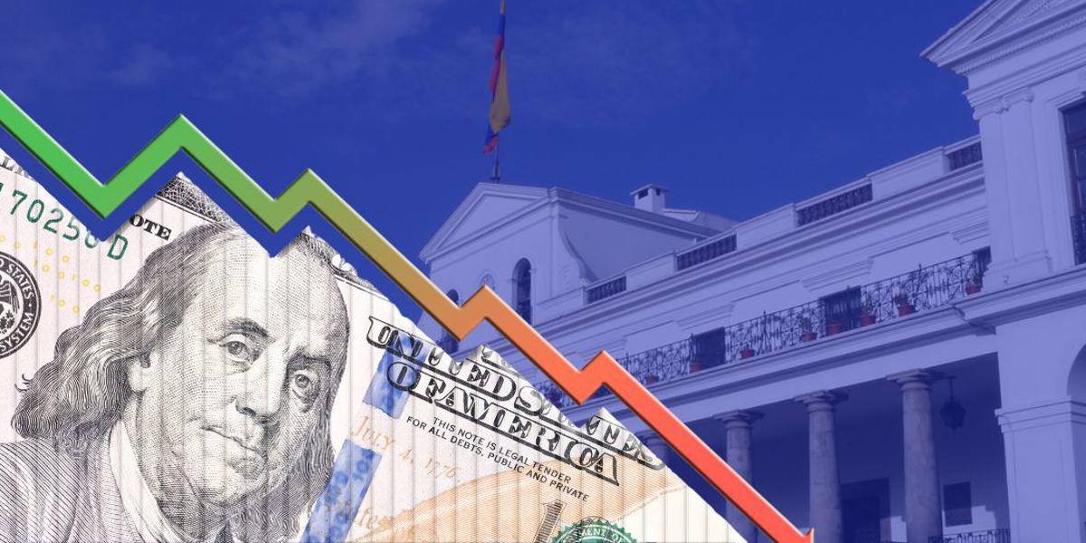 El riesgo país ecuatoriano cae a 1 341 puntos, el valor más bajo en casi 13 meses