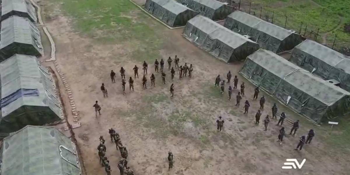 Militares de las 3 ramas de las FF.AA. se han instalado en el campamento de la Penitenciaría del Litoral