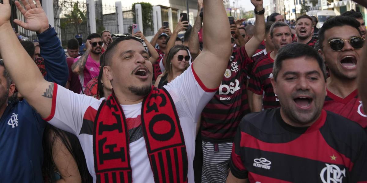 Copa Libertadores: miles de hinchas brasileños se toman Guayaquil